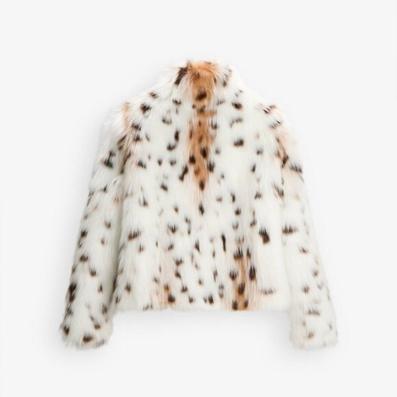 ZARA FAUX FUR JACKET ZW COLLECTION - Picture 2 of 3
